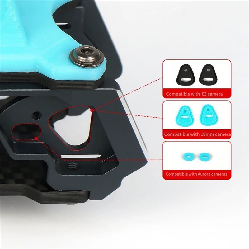 طقم إطار كربوني حقيقي من نوع X - مراجعة Drone Kit Fpv وسعره