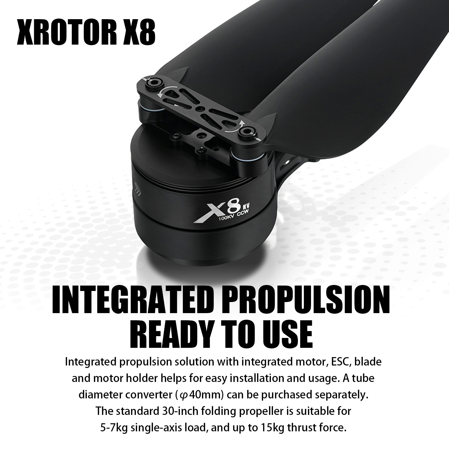 مجموعة نظام الطاقة X8: مجموعة  - مراجعة Drone Kit Heavy Lift وسعره