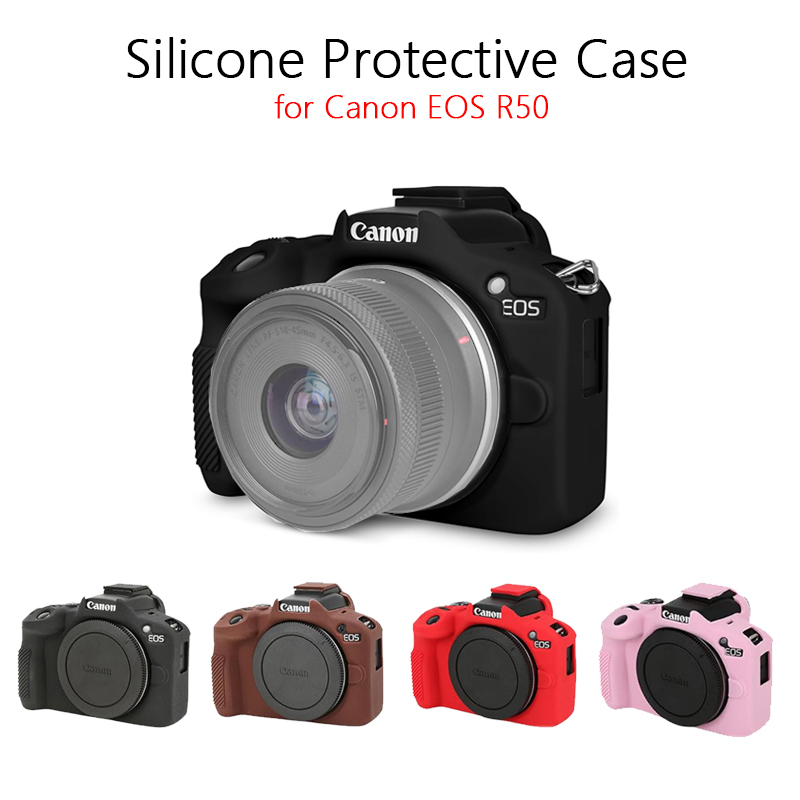 غطاء حماية من السيليكون لكامير - مراجعة Canon Camera Eos R50 وسعره