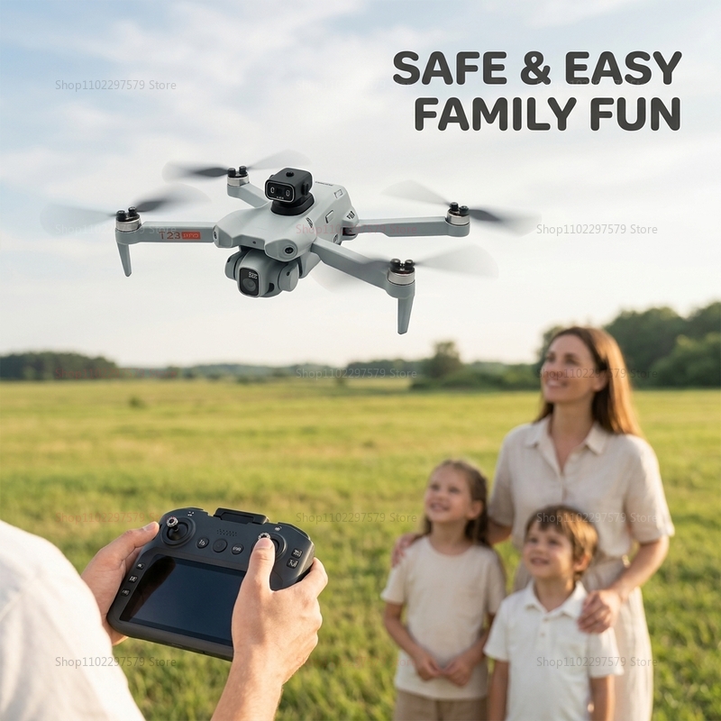 طائرة بدون طيار T33 محسنة مع ك - مراجعة Drone Kit With Camera وسعره